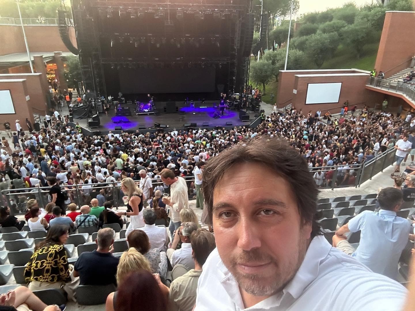 Concerto dal vivo in un anfiteatro