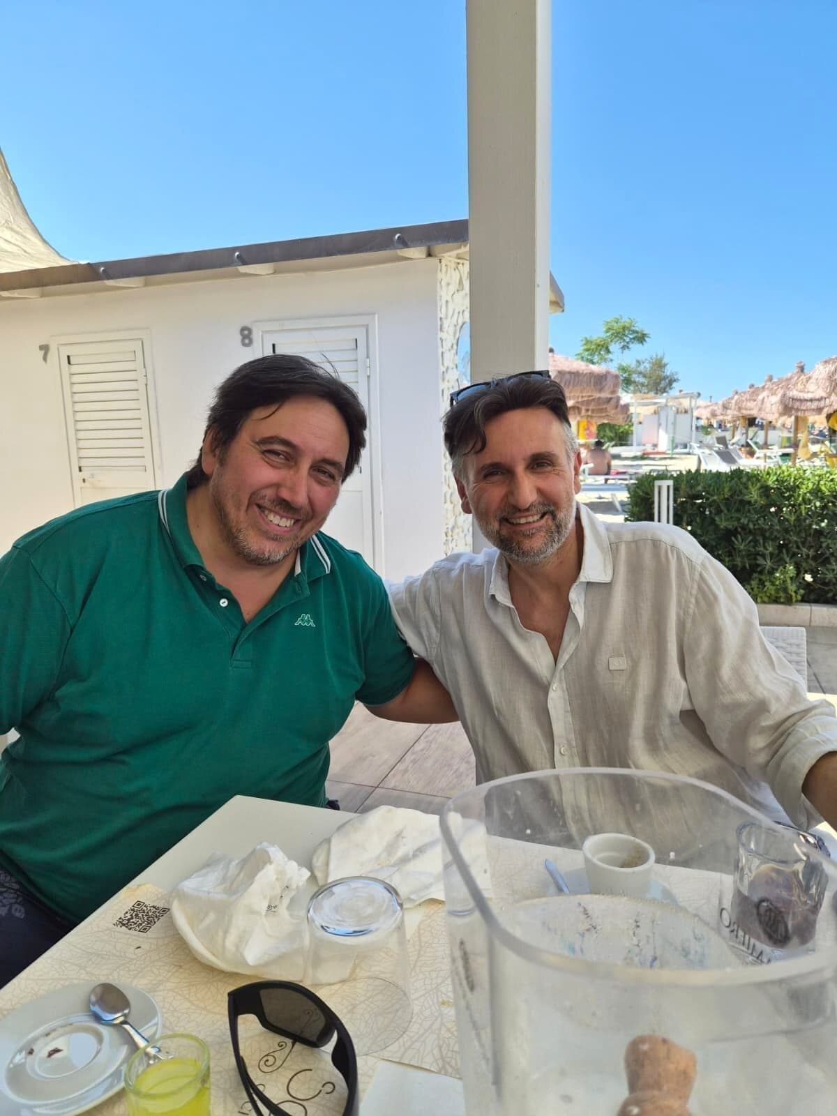 Giorgio Fioravanti con il senatore Guido Liris